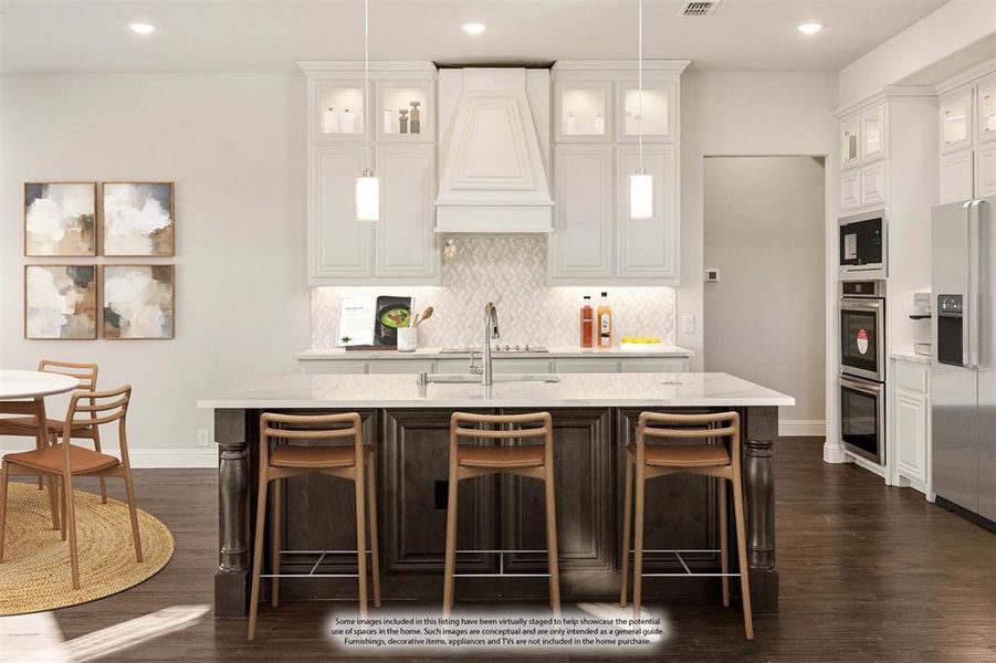 Furnished interior view inside a new home in Hayes Crossing, Midlothian (Image 17). Furnished interior view inside a new home in Hayes Crossing, Midlothian (Image 17).