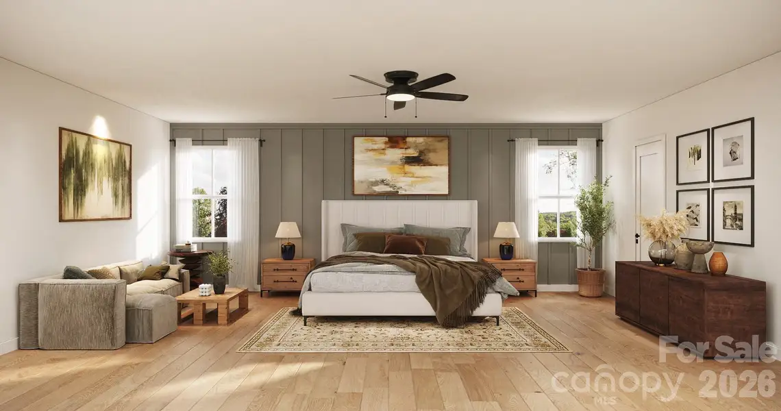 Furnished interior view inside a new home in , Granite Quarry (Image 12).