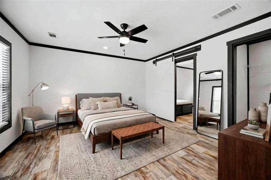 Furnished interior view inside a new home in , Eatonton (Image 12).