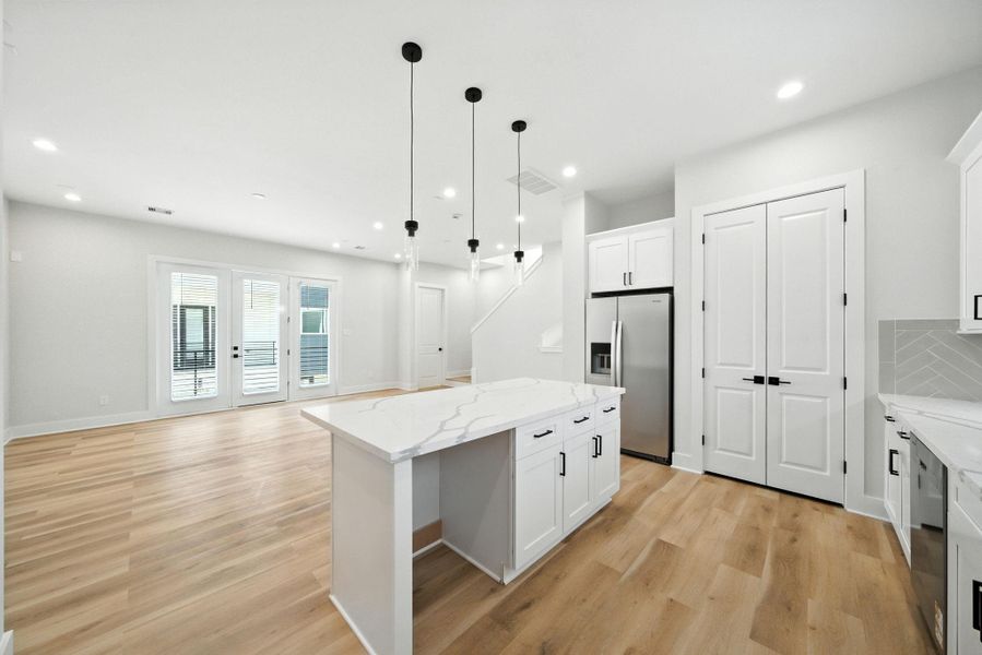 Furnished interior view inside a new home in Bauer Crossing, Houston (Image 7). Furnished interior view inside a new home in Bauer Crossing, Houston (Image 7).