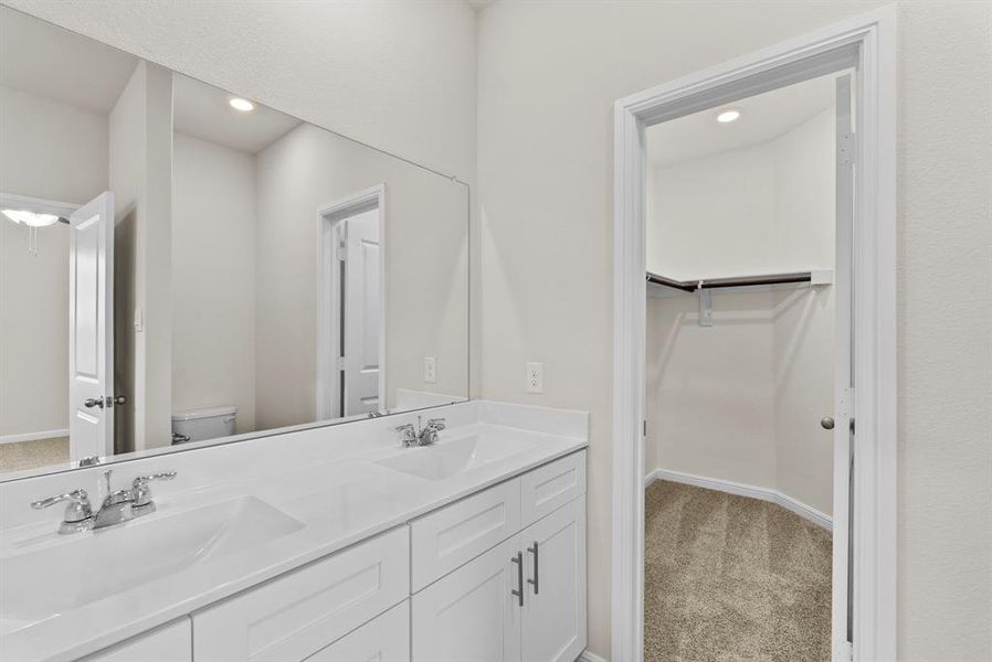 Furnished interior view inside a new home in Terra Trace, Fort Worth (Image 11).