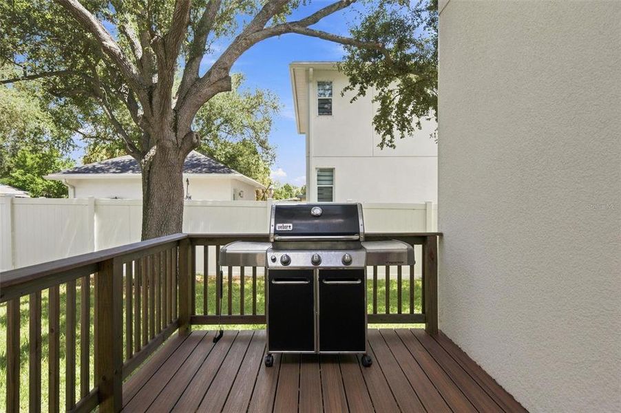 Exterior details and patio area of a home in , Tampa (Image 31). Exterior details and patio area of a home in , Tampa (Image 31).