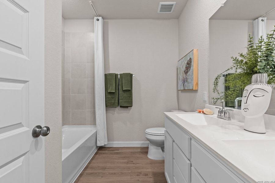 Furnished interior view inside a new home in Park Place, New Braunfels (Image 28).