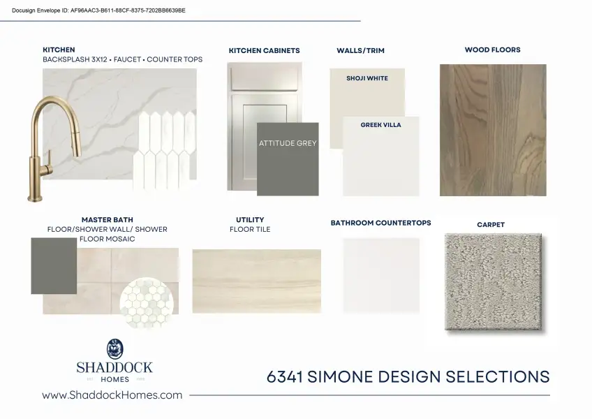Sample of building materials used in homes in Aster Park, McKinney (Image 3). Sample of building materials used in homes in Aster Park, McKinney (Image 3).