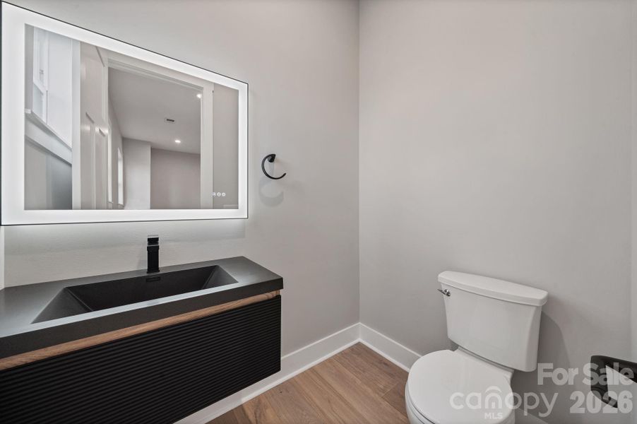 Bonus room half bathroom