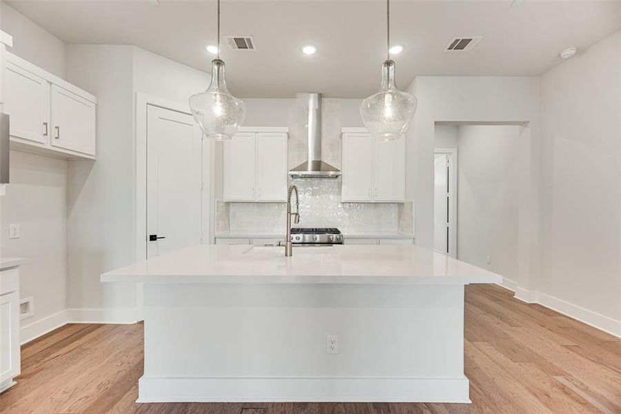 Furnished interior view inside a new home in Collin Creek, Plano (Image 7).