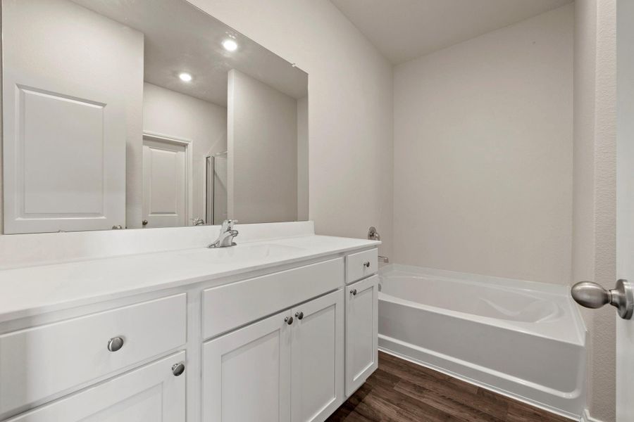 Furnished interior view inside a new home in Vacek Country Meadows, Richmond (Image 6).