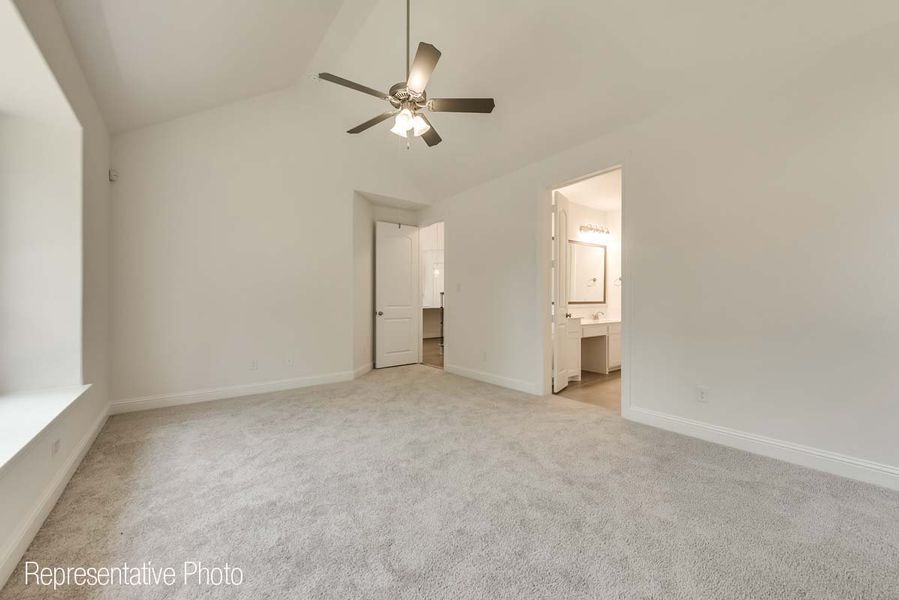Representative unfurnished interior of a home built from the Charleston II by Grand Homes in Grand Oaks, Celina (Image 17).