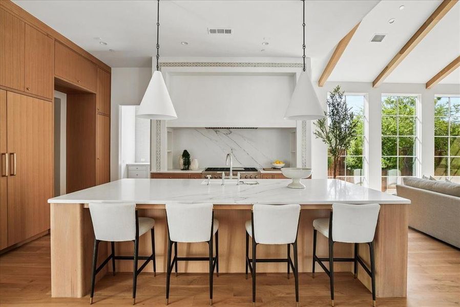 Furnished interior view inside a new home in , Dallas (Image 8).