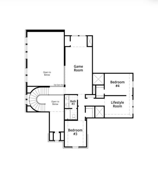 2D floor plan layout for the Leyland by Highland Homes in Devonshire, Forney, TX (Image 29). 2D floor plan layout for the Leyland by Highland Homes in Devonshire, Forney, TX (Image 29).
