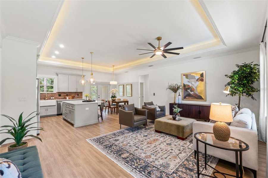 Furnished interior view inside a new home in , Citrus Springs (Image 13).