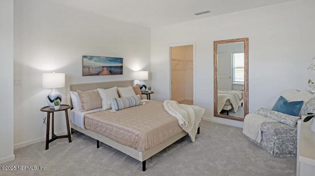 Furnished interior view inside a new home in Seaton Creek: Seaton Creek 50s, Jacksonville (Image 16). Furnished interior view inside a new home in Seaton Creek: Seaton Creek 50s, Jacksonville (Image 16).