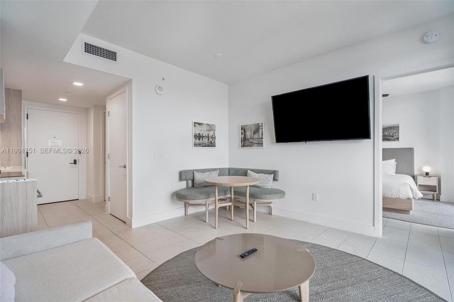 Furnished interior view inside a new home in , Miami (Image 5).