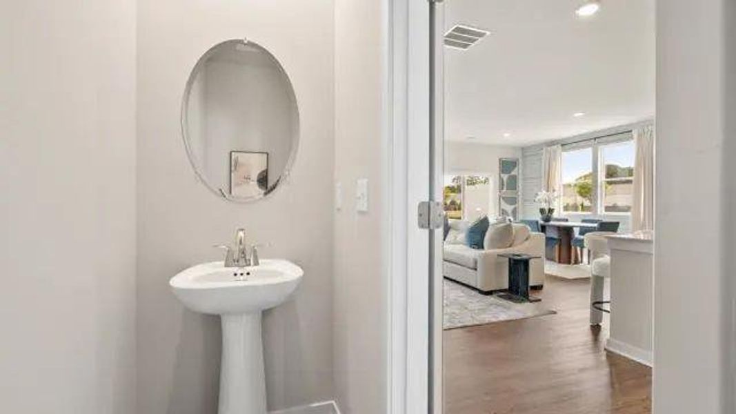 Furnished interior view inside a new home in Magnolia Square, Austell (Image 10). Furnished interior view inside a new home in Magnolia Square, Austell (Image 10).