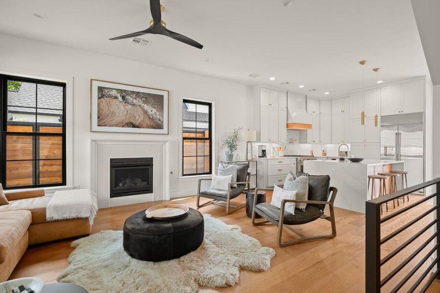Furnished interior view inside a new home in , Austin (Image 34).