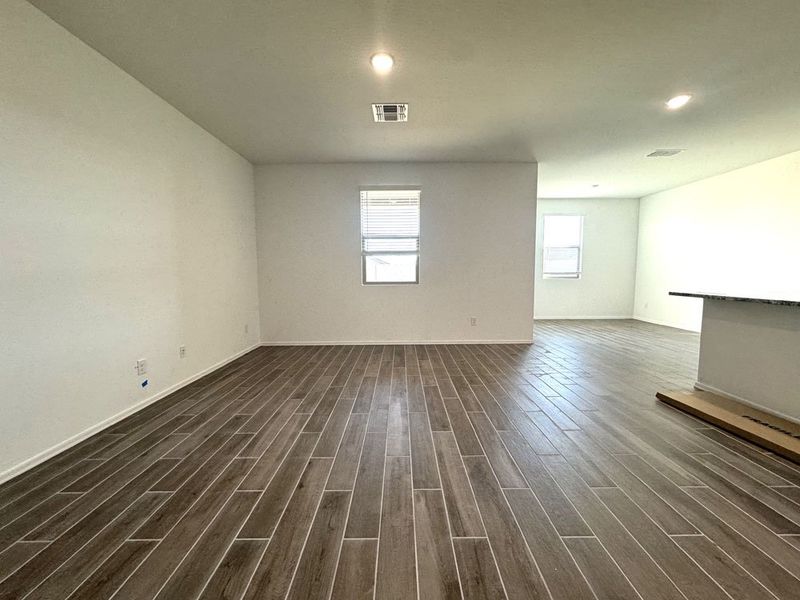 Great room and dining nook