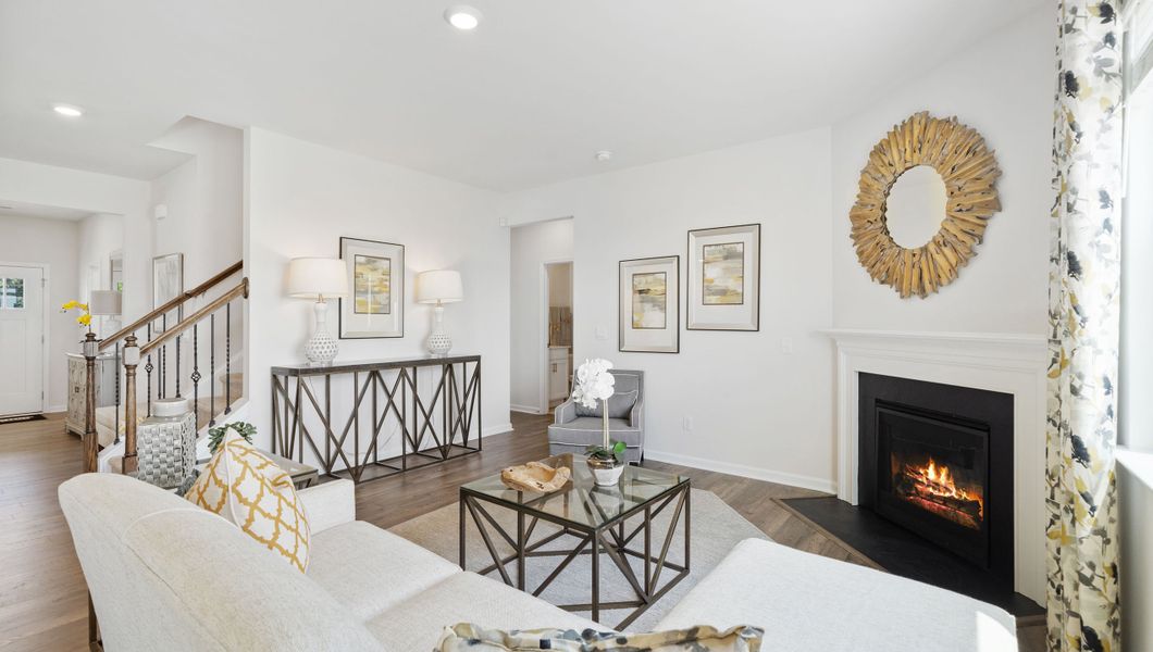 Representative furnished interior of a home built from the Hayden by D.R. Horton in Brookside Farms, Greer (Image 16).