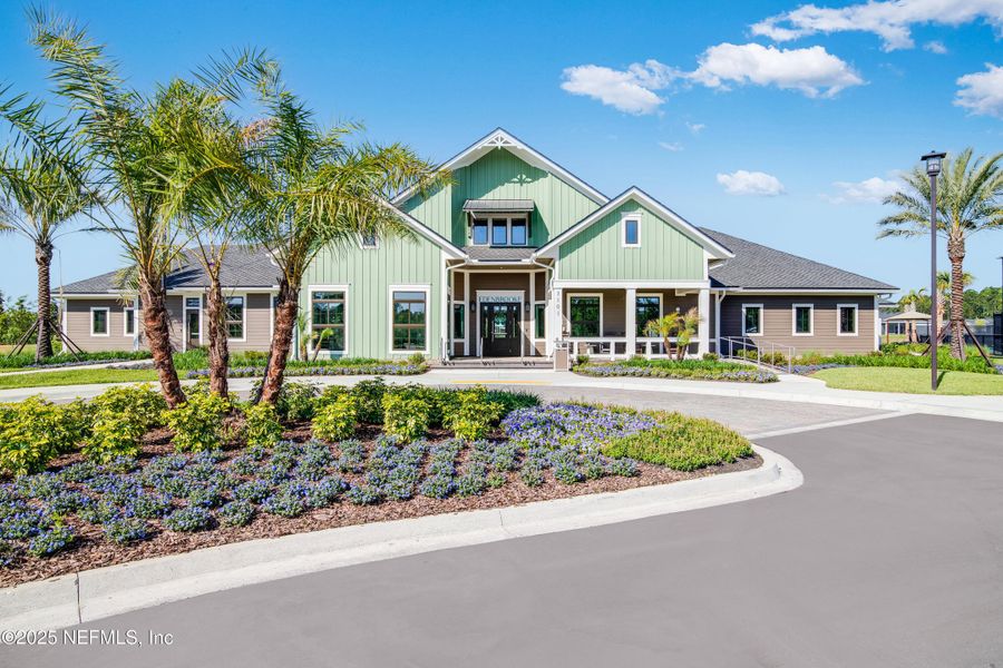 Front exterior of a new home in Edenbrooke at Hyland Trail | 55+: Edenbrooke at Hyland Trail 50s, Green Cove Springs, FL, highlighting curb appeal (Image 2).