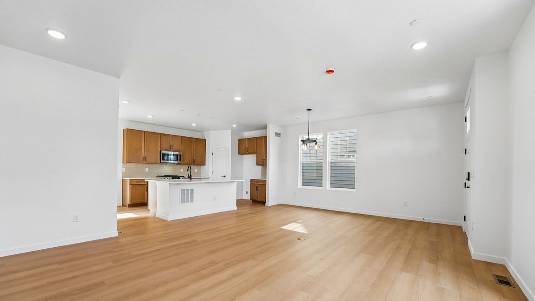 Furnished interior view inside a new home in Westerly, Erie (Image 9).