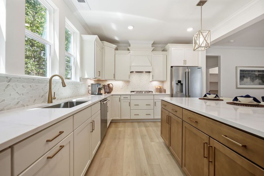 Representative furnished interior of a home built from the The Aspen by Davidson Homes LLC in Ashland, Holly Springs (Image 12).
