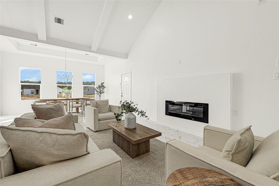 Furnished interior view inside a new home in , Huffman (Image 14). Furnished interior view inside a new home in , Huffman (Image 14).