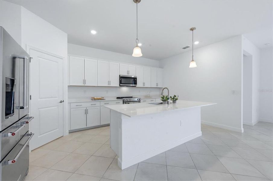 Furnished interior view inside a new home in , Englewood (Image 6).