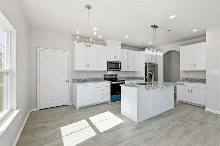 Furnished interior view inside a new home in , Bridgeport (Image 14).
