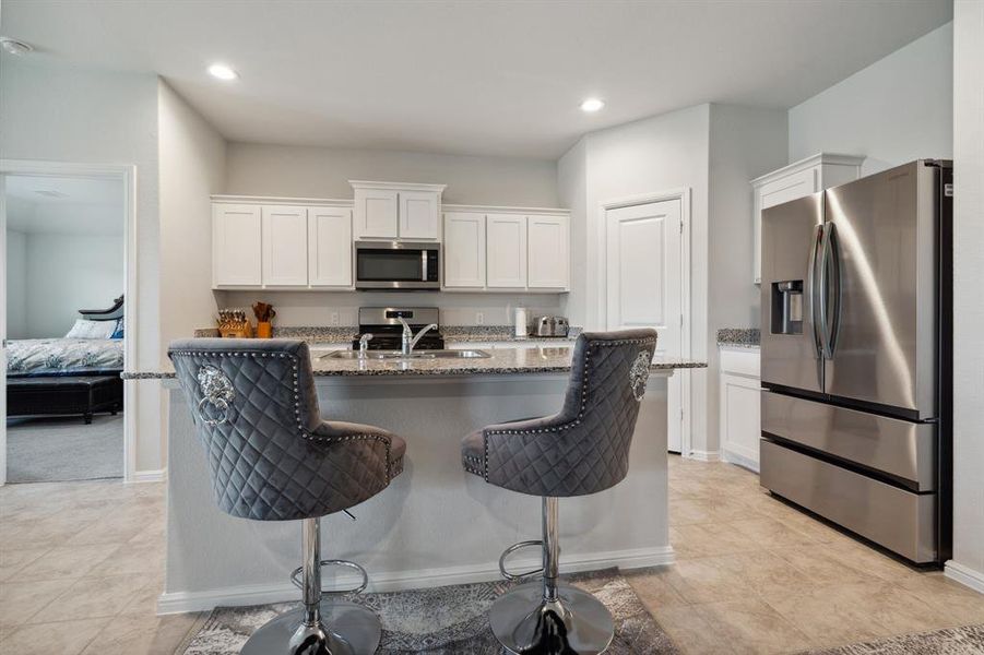 Furnished interior view inside a new home in Cambridge Brook, Denton (Image 7). Furnished interior view inside a new home in Cambridge Brook, Denton (Image 7).