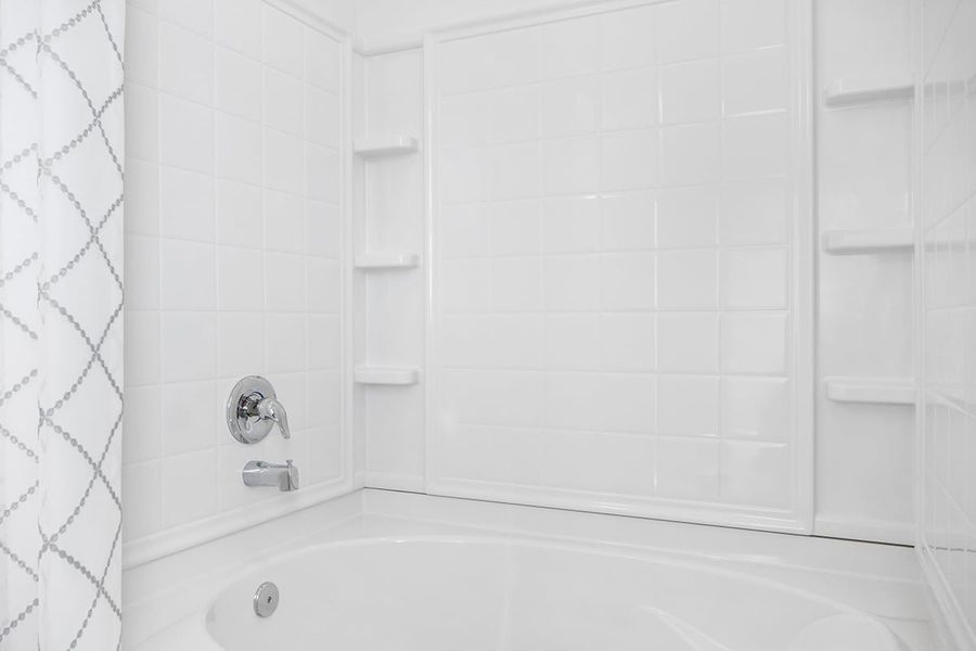 Garden tub at primary bath Garden tub at primary bath