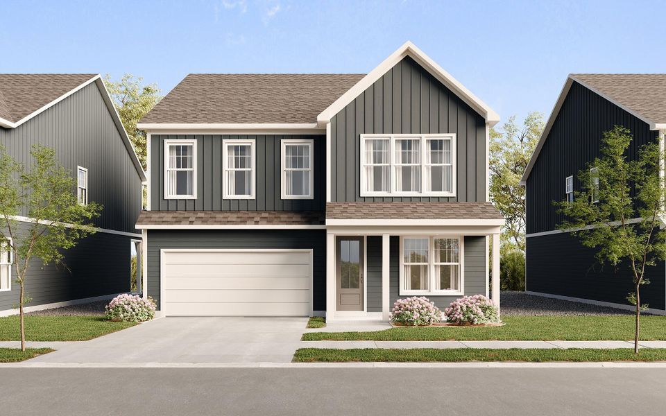Representative exterior photo of a completed home built from the Larkspur by Empire Homes in Chastain, Ooltewah, TN (Image 5).