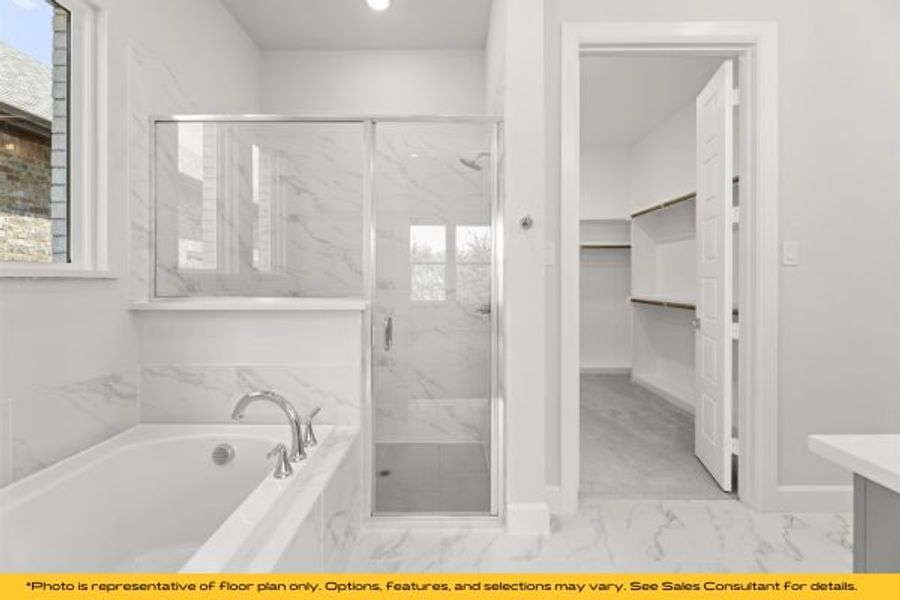 Representative furnished interior of a home built from the The Barbados by Stonefield Homes in The Highlands, Rockwall (Image 43).