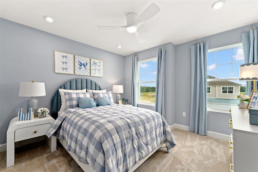 Furnished interior view inside a new home in Rainwood, Groveland (Image 4).