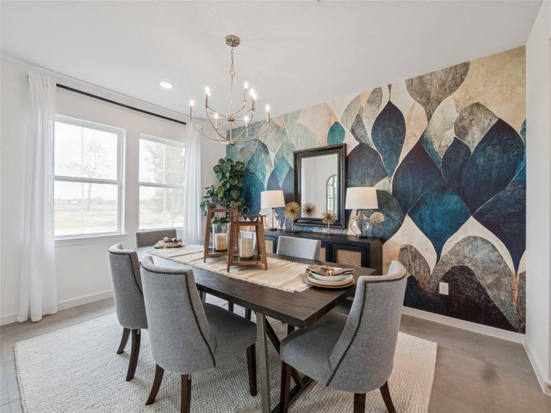 Elegant dining room (*Photo not of actual home and used for illustration purposes only.)