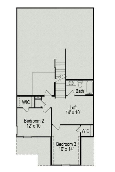 Second floor layout Second floor layout