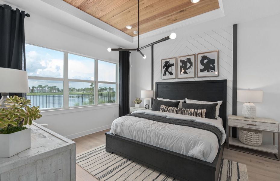 Furnished interior view inside a new home in Del Webb at Viera, Melbourne (Image 3).