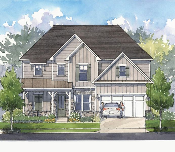Representative rendering of the exterior for the The Chatham by Windsong Properties (Image 1). Representative rendering of the exterior for the The Chatham by Windsong Properties (Image 1).