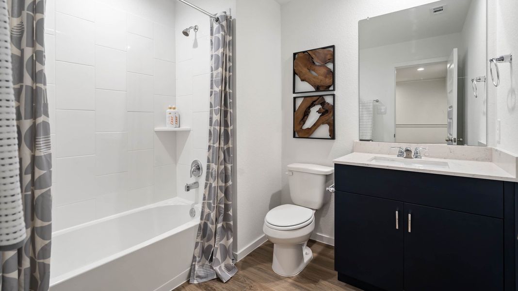 Furnished interior view inside a new home in Alaia Crossing, Houston (Image 10).