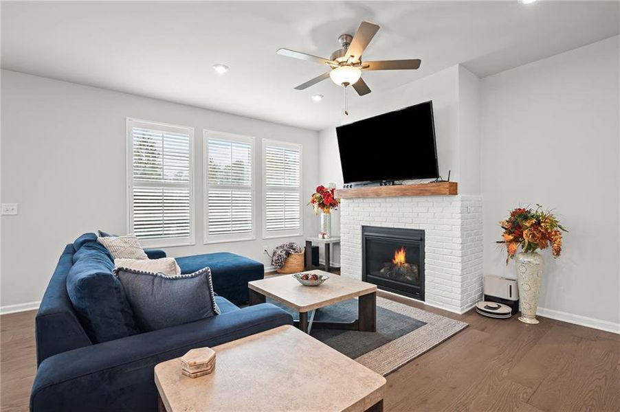 Furnished interior view inside a new home in Sun City Peachtree, Griffin (Image 29).