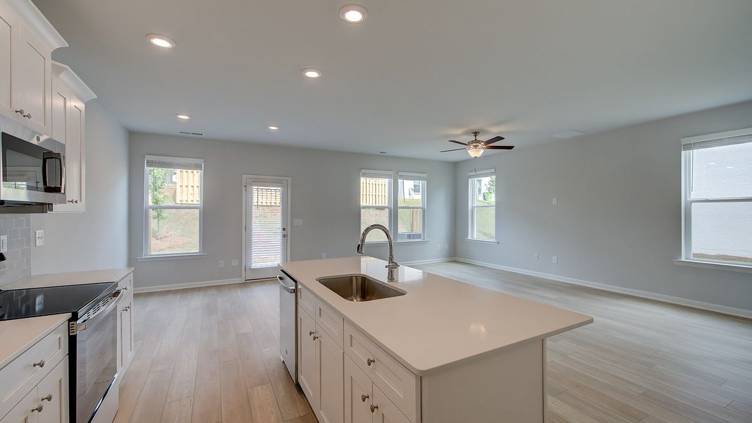 Furnished interior view inside a new home in Bowers Farm Townhomes, McDonough (Image 12).
