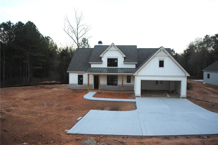 In-progress construction of a new home in , Ellijay, GA (Image 3).
