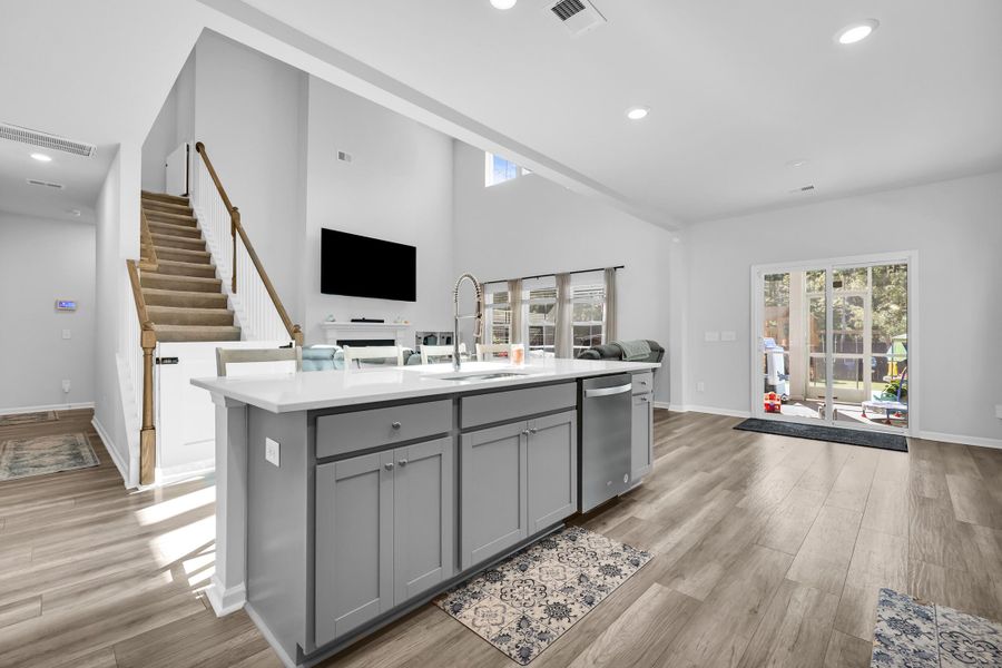 Furnished interior view inside a new home in , Summerville (Image 17). Furnished interior view inside a new home in , Summerville (Image 17).