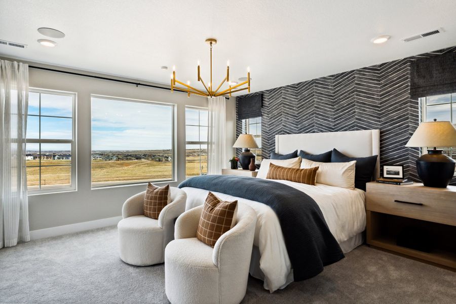 Furnished interior view inside a new home in Sterling Ranch Ascent Village, Littleton (Image 30).