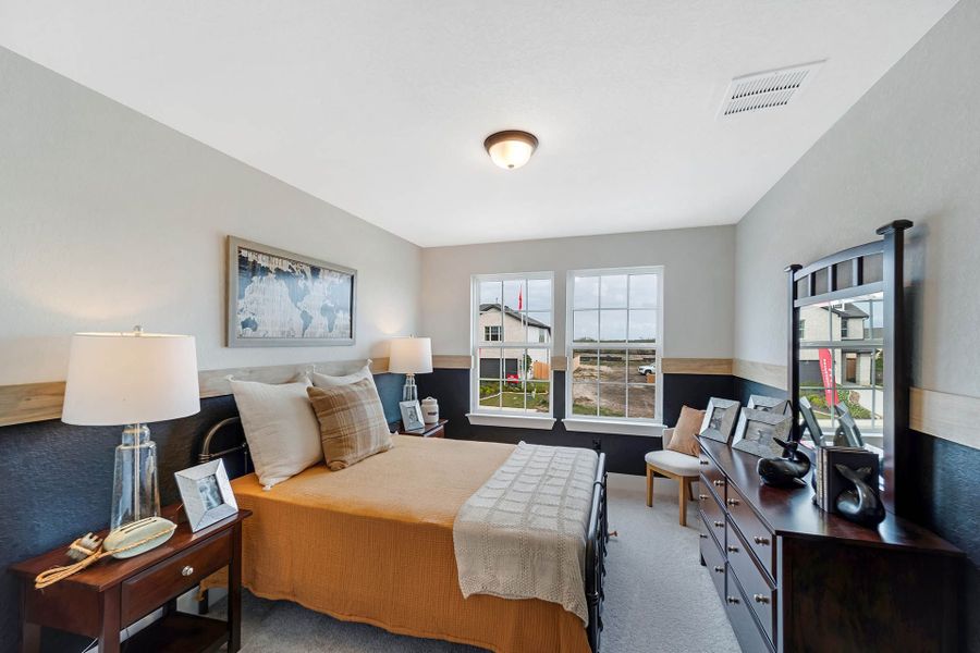 Representative furnished interior of a home built from the Rio Grande by CastleRock Communities in Lone Oak, San Antonio (Image 29).