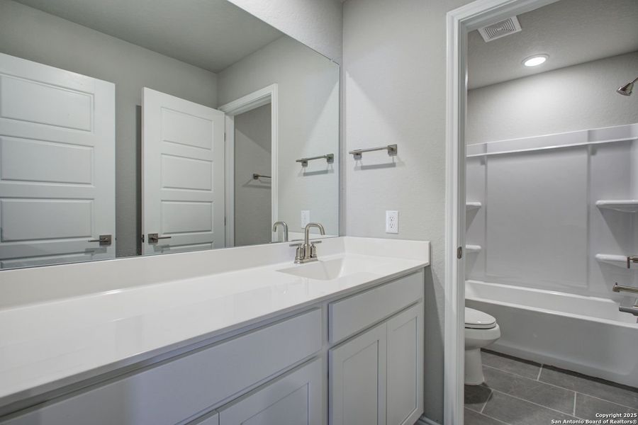 Furnished interior view inside a new home in Hickory Ridge, San Antonio (Image 66).