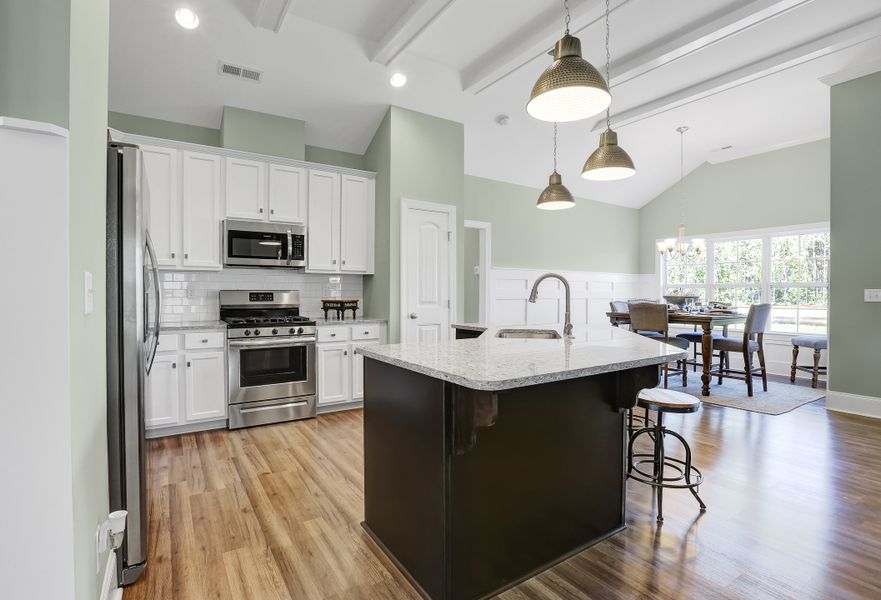 Representative furnished interior of a home built from the Lanai by Bill Clark Homes in The Sanctuary at Sunset Beach, Sunset Beach (Image 13). Representative furnished interior of a home built from the Lanai by Bill Clark Homes in The Sanctuary at Sunset Beach, Sunset Beach (Image 13).