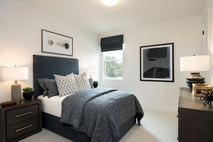 Furnished interior view inside a new home in Novel, Austin (Image 6).