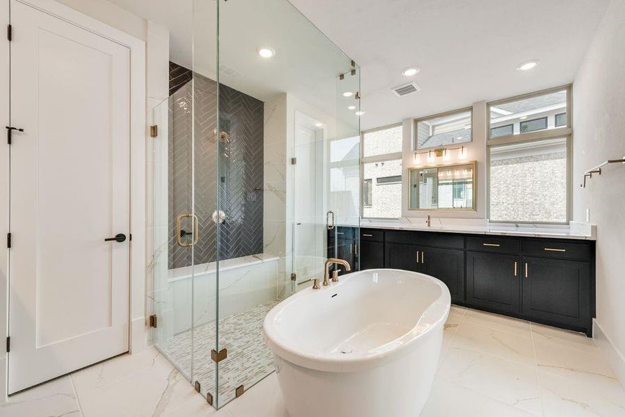 Furnished interior view inside a new home in Park Place, Prosper (Image 4).
