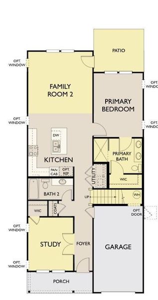 2D floor plan layout of this home in Hammock Walk at Nexton, Summerville, SC (Image 5). 2D floor plan layout of this home in Hammock Walk at Nexton, Summerville, SC (Image 5).