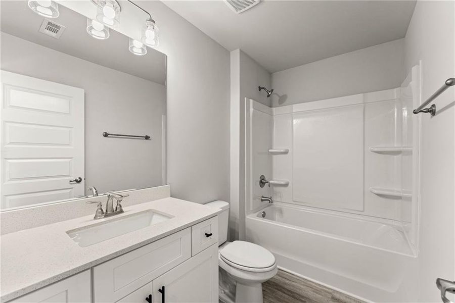 Furnished interior view inside a new home in Magnolia Villas, Cornelia (Image 13). Furnished interior view inside a new home in Magnolia Villas, Cornelia (Image 13).