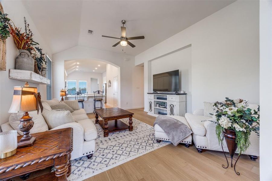 Furnished interior view inside a new home in Bel Air Village, Sherman (Image 6).